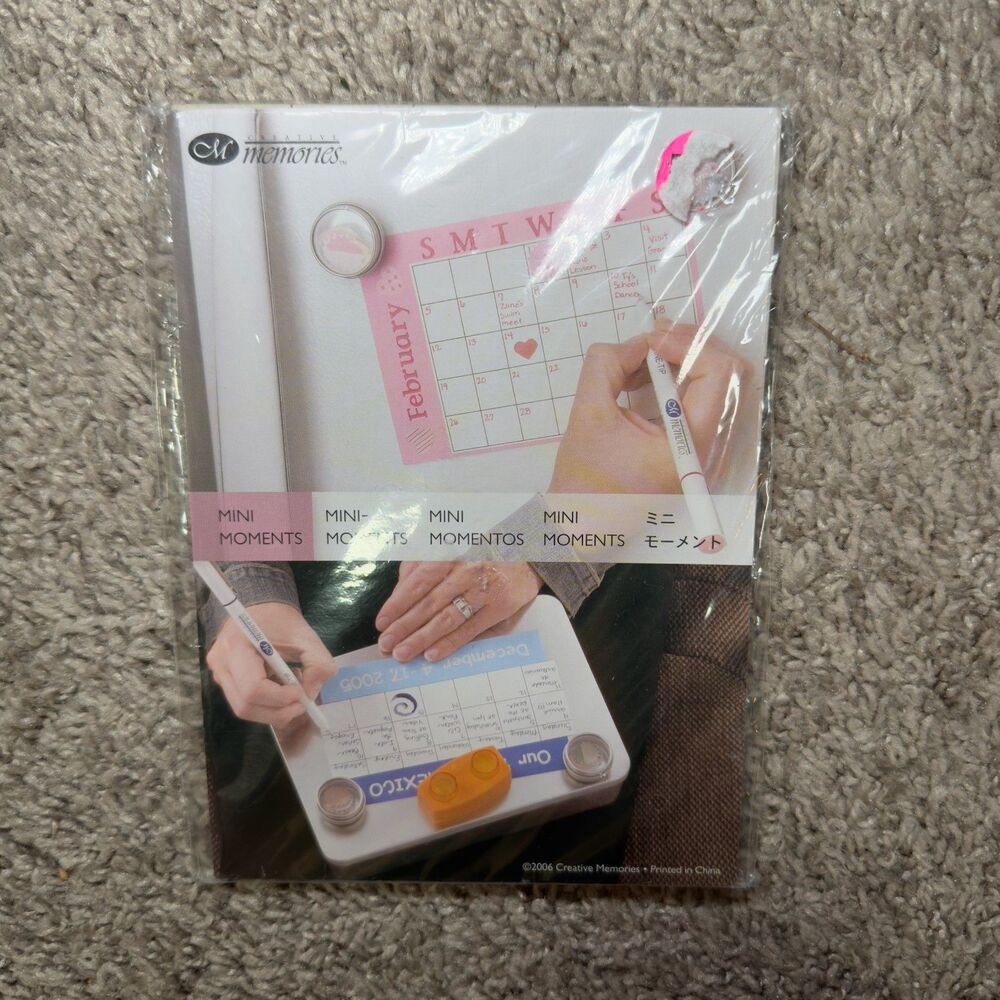 Creative Memories Mini Moments 2006 - Scrapbooking Calendar Photos NEW SEALED